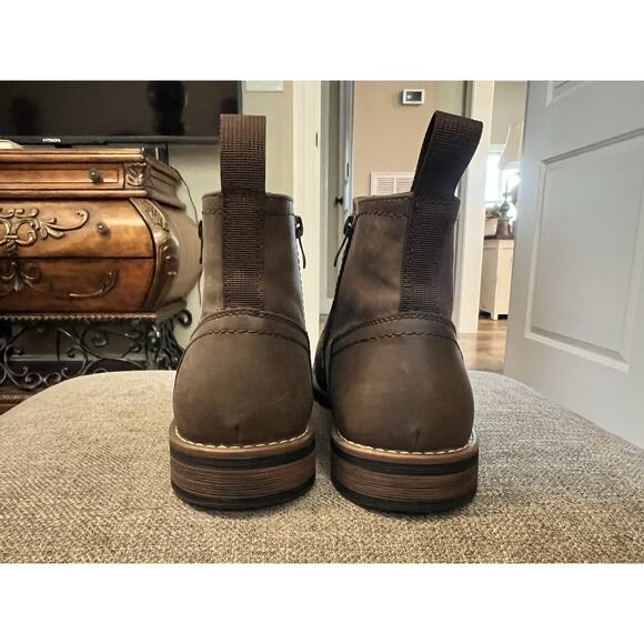 Jousen Boots Mens Size 9 Brown Ankle Side Zip Dress Casual main image 4